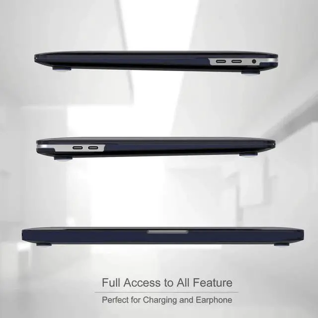 Alt view image 3 of 7 - MacBook Pro 13 Case 2020 Release A2338 M1 A2289 A2251, Hard Case Shell Cover and Keyboard Skin Cover for MacBook Pro 13 Inch Model M1 A2338 A2289 A2251