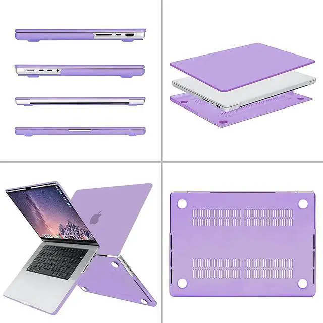 Alt view image 6 of 7 - Case for MacBook Pro 16 inch Case 2023 2022 2021 Release M2 A2780 A2485 M1 Pro/Max Chip with Touch ID, Plastic Hard Shell Protective Cover with Keyboard Skin