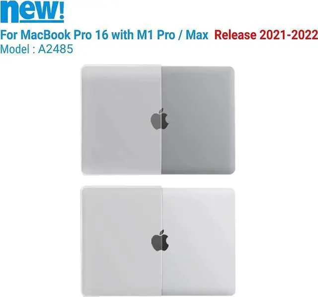 Alt view image 3 of 7 - Case for MacBook Pro 16 inch Case 2023 2022 2021 Release M2 A2780 A2485 M1 Pro/Max Chip with Touch ID, Plastic Hard Shell Protective Cover with Keyboard Skin