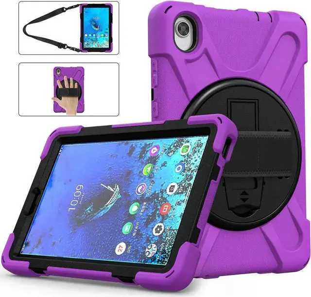 Alt view image 6 of 7 - Lenovo Tab M8 FHD Case 2020 Mdoel TB-8705F / TB-8705N with Kickstand Hand Strap and Shoulder Strap Cover for Lenovo Tab M8 8.0 inch FHD 8.0 Inch Tablet