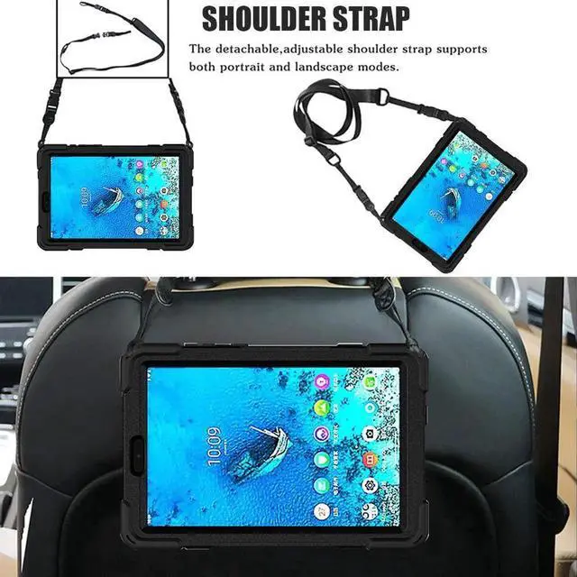 Alt view image 7 of 7 - Lenovo Tab M8 FHD Case 2020 Mdoel TB-8705F / TB-8705N with Kickstand Hand Strap and Shoulder Strap Cover for Lenovo Tab M8 8.0 inch FHD 8.0 Inch Tablet