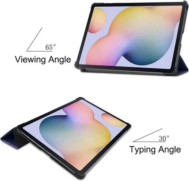 Alt view image 5 of 5 - Case for Samsung Galaxy S8 / Tab S7 11 inch Slim Protective Leather Cover for Galaxy Tab S8 S7 11 inch Model SM-X700 / SM-X706 / SM-T870 / SM-T875 Tablet