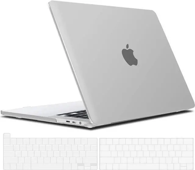 Main image of Compatible with MacBook Pro 13 inch Case M2 2022, 2021, 2020-2016 A2338 M1 A2251 A2289 A2159 A1989 A1708 A1706, Plastic Hard Case with Keyboard Cover Skin Matte Transparent