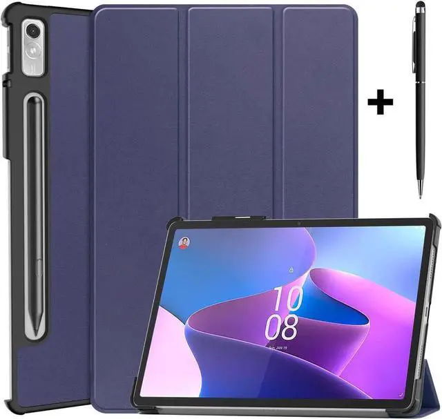 Main image of Case for Lenovo Tab P11 Pro 11.2 inch Gen 2 2022 / Lenovo Xiaoxin Pad Pro 2022 11.2 inch , Tri fold Slim Lightweight Hard Shell Smart Protective Cover with Multi-Angle Stand, Universal Stylus Pen