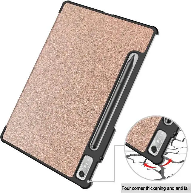 Alt view image 7 of 7 - Case for Lenovo Tab P11 Pro 11.2 inch Gen 2 2022 / Lenovo Xiaoxin Pad Pro 2022 11.2 inch , Tri fold Slim Lightweight Hard Shell Smart Protective Cover with Multi-Angle Stand, Universal Stylus Pen