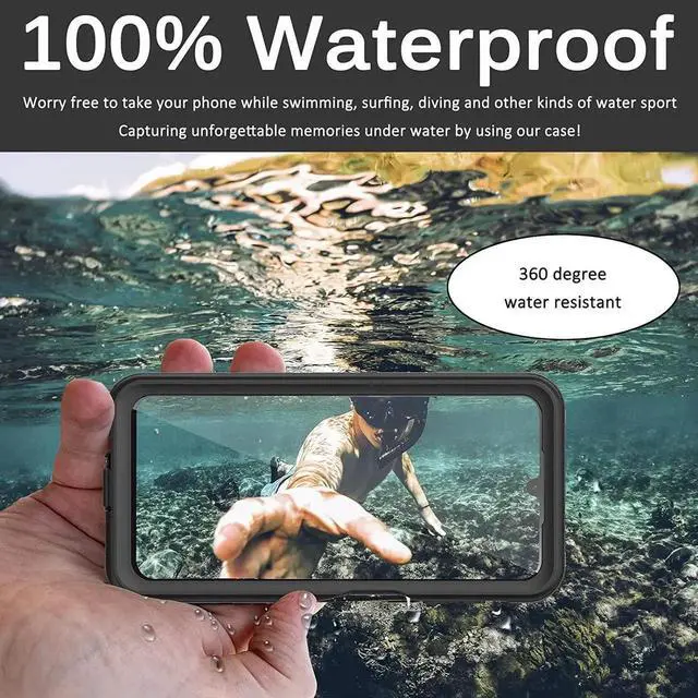 Alt view image 7 of 7 - For Samsung Galaxy A14 5G Waterproof Case, with Built-in Screen Protector, Full Protection Shockproof Dustproof Phone Cover for Samsung Galaxy A14 5G
