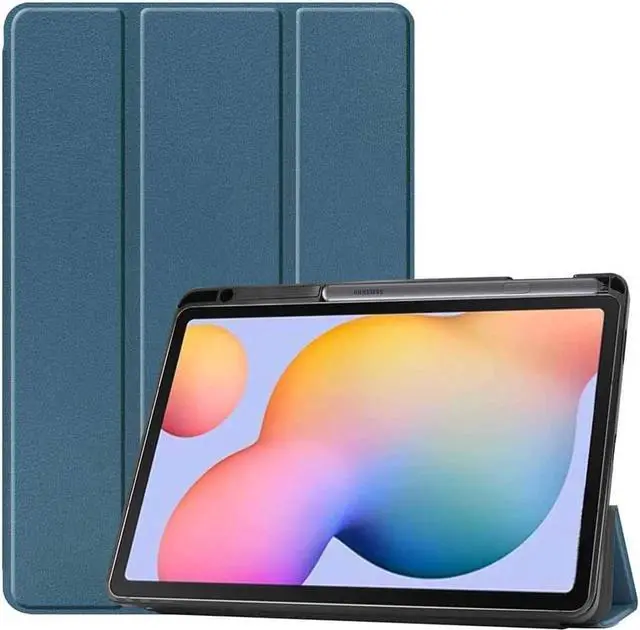 Main image of Case for Galaxy Tab S6 Lite 10.4 inch PU Leather Smart Cover with Stand & Pen Holder for Samsung Galaxy Tab S6 Lite 10.4 2020 2022 SM-P610/P613/P615/P619