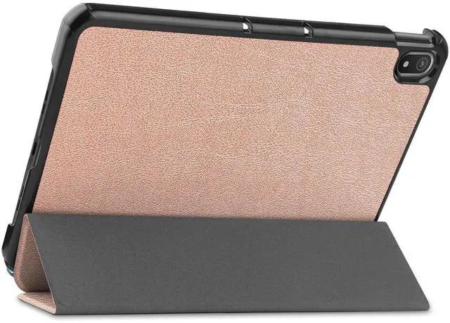 Alt view image 7 of 7 - Nokia T20 Tablet Case 10.36 Inch 2021, Slim Light Trifold Stand Hard Shell Smart Cover for 10.36" Nokia T20 Tablet TA-1392 TA-13797 TA-1394 2021 with Universal Stylus Pen Blue Rose Gold