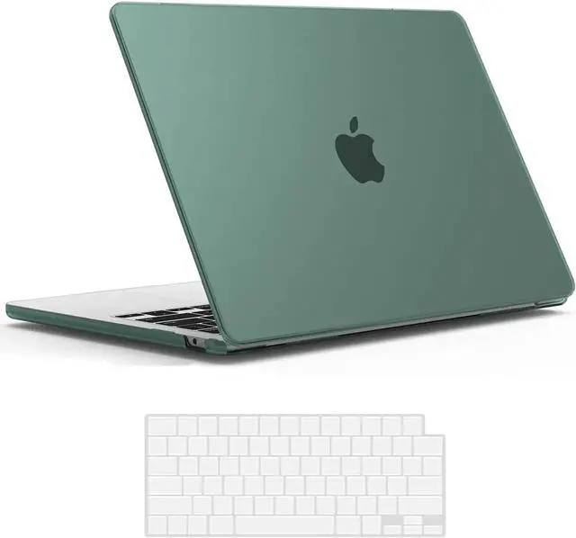 Main image of Compatible with MacBook Air 13.6 inch Case 2022 Release Model A2681 M2 Chip with Liquid Retina Display Touch ID, Protective Laptop Cover Plastic Hard Shell with Keyboard Cover Skin Green