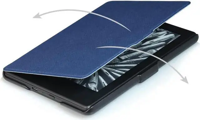 Alt view image 5 of 7 - Smart Case for Amazon New Kindle 558 - 8th Generation 2016 - with Automatic Wake Sleep and Card Slot Non-Slip Shock Absorption Portable Multi-View Ultra Slim Soft Silicone Protective Tablet Cover