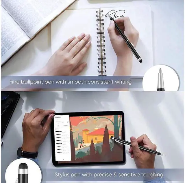 Alt view image 6 of 7 - Case Compatible with iPad 10th Generation 10.9 Inch 2022 with Pencil Holder, Protective Stand Cover with Soft TPU Back, Auto Sleep/Wake with Universal Stylus Pen Rose Red