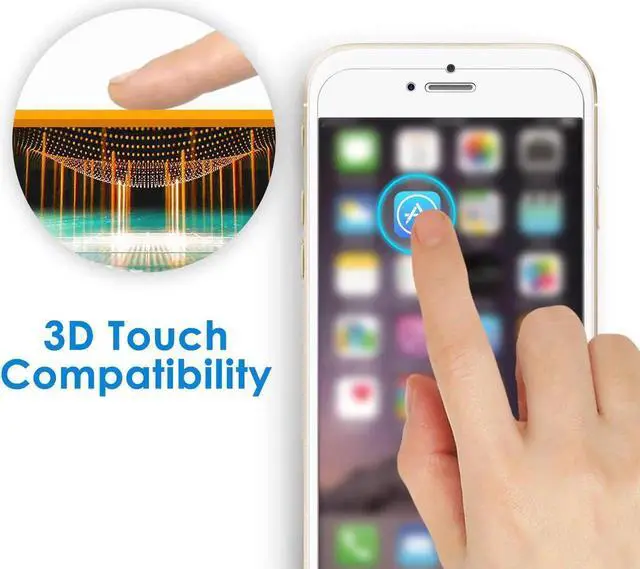 Alt view image 5 of 6 - 5 Packs iPhone 8 7 6S 6 Screen Protector HD Clear Protective Film Screen Protector for Apple iPhone 8 iPhone 7 iPhone 6 iPhone 6S 4.7 inch (NOT GLASS Protector)