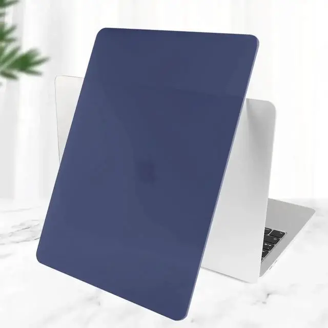 Alt view image 5 of 7 - Compatible with MacBook Air 13 inch Case 2022, 2021-2018 Release A2337 M1 A2179 A1932 with Retina Display Touch ID, Plastic Hard Shell with Keyboard Cover Navy Blue