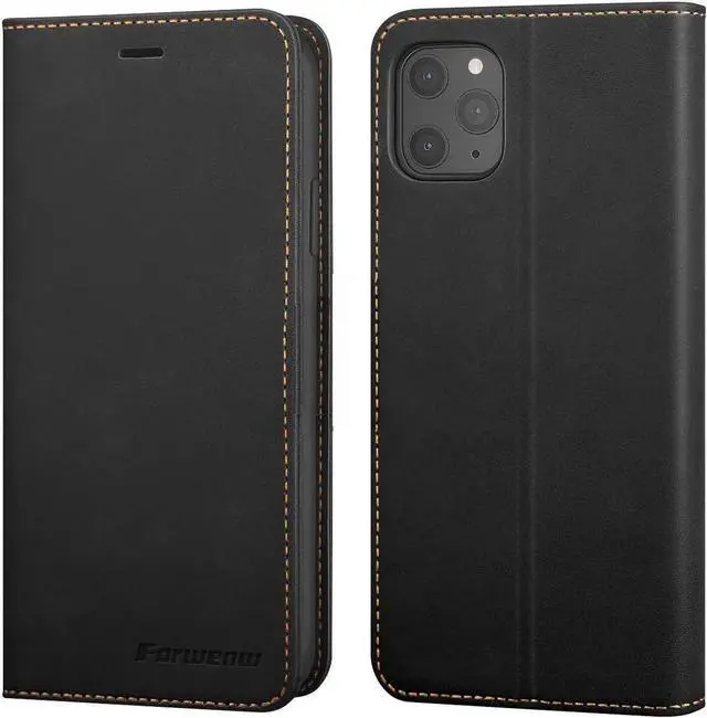 Main image of iPhone 11 Pro Wallet Case Premium Leather iPhone 11 Pro Folio Flip Case with Kickstand Card Holder Slots Shockproof Protective Cover for Apple iPhone 11 Pro 5.8 inch