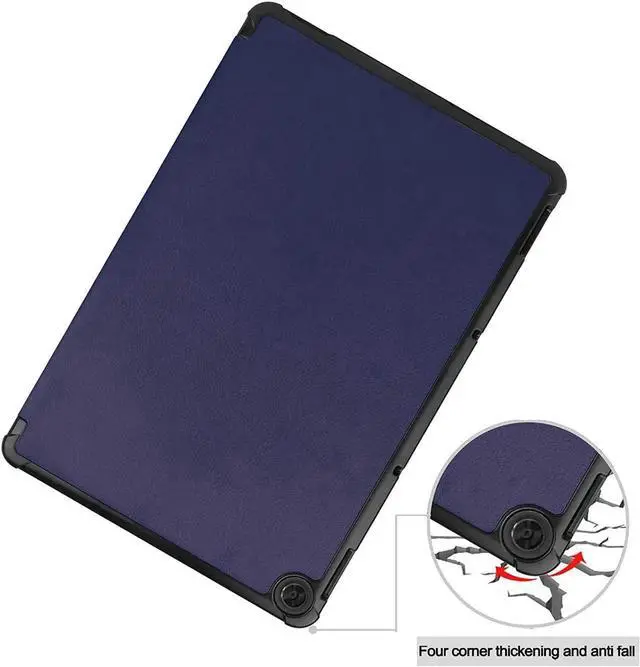 Alt view image 6 of 7 - Compatible with Lenovo IdeaPad Duet Chromebook 10.1" 2020, Shockproof Protective Cover with Auto Wake/Sleep Kickstand for Lenovo IdeaPad Duet Chromebook 10.1 Inch 2020 Blue