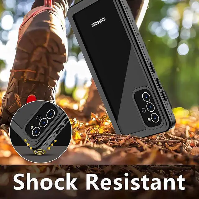 Alt view image 4 of 7 - For Samsung Galaxy S20 Plus Waterproof Case, Shockproof Underwater IP68 Case with Built-in Screen Protector Full Body Protective Cover For Galaxy S20 Plus / S20+ 6.7 inch