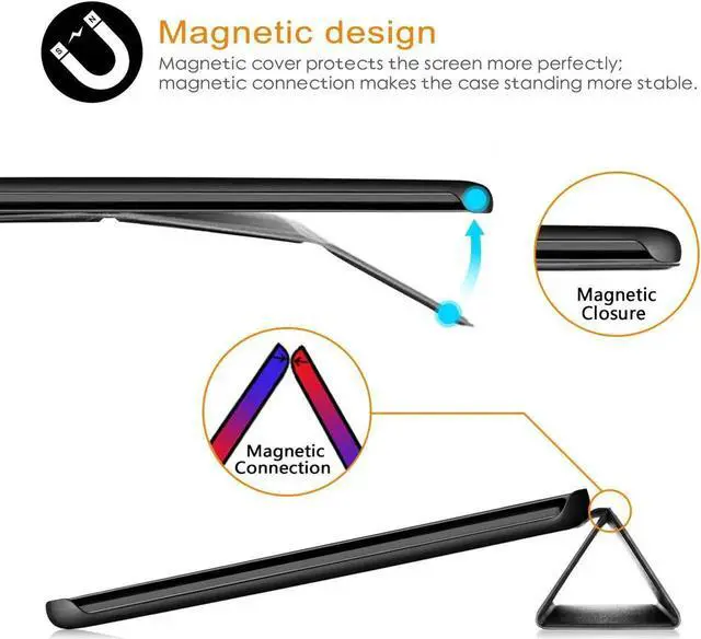 Alt view image 4 of 7 - Werleo Case For Lenovo Tab 7 / Tab 4 7 Ultra-Thin Custer PU Leather Case Shell Hard Case Cover for Lenovo Tab 7 / Tab 4 7 TB-7504F TB-7504N TB-7504X