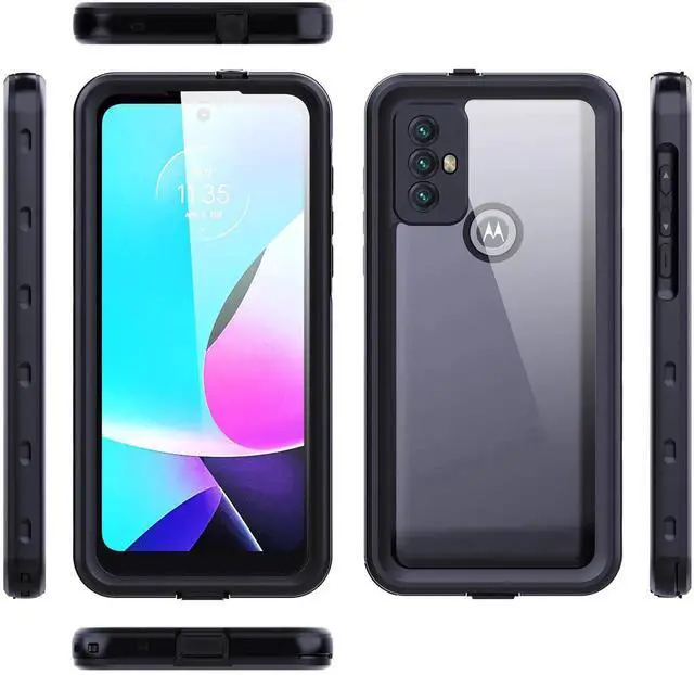 Alt view image 3 of 7 - for Motorola Moto G Play 2023 Phone Case with Built-in Screen Protector, Waterproof Case Rugged Full Body Underwater Dustproof Shockproof Drop Proof Protective Cover for Motorola G Play 2023