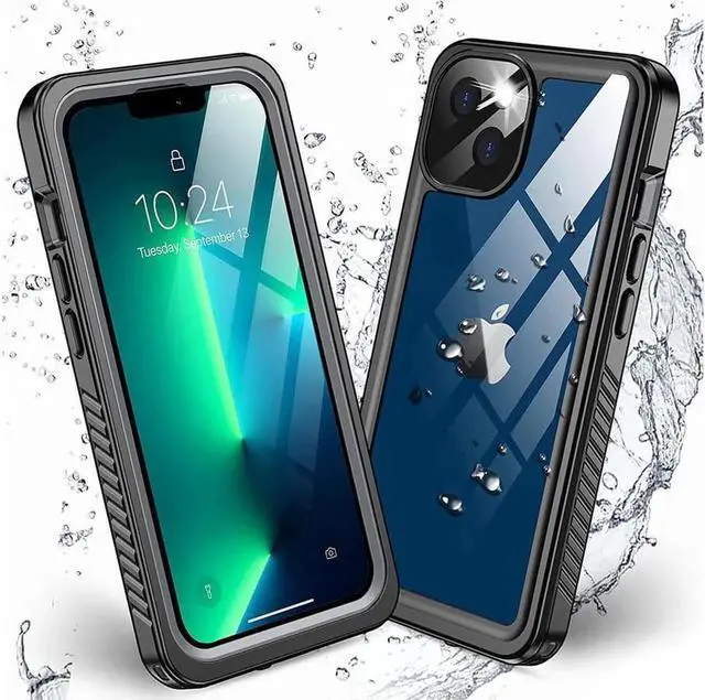 Main image of Waterproof Case for iPhone 13 6.1 inch 5G 2021 with Built-in Screen Protector Heavy Duty Full Body Protection IP68 Underwater Shockproof Phone Cover