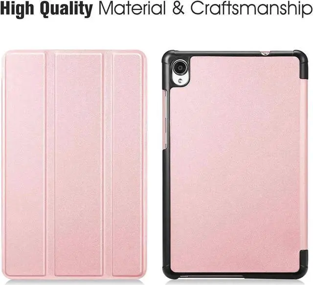 Alt view image 2 of 7 - Case for Lenovo Tab M8 / Smart Tab M8 / Tab M8 FHD - Lightweight Slim Shell Stand Cover for Lenovo Tab M8-HD TB-8505F / TB-8505X 2019 8.0 Inch Tablet