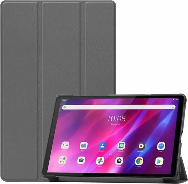 Main image of Case For Lenovo Tab K10 Case 10.3 inch 2021 Model TB-X6C6F / TB-X6C6X / TB-X6C6NBF Slim Lightweight Smart Cover Stand Hard Shell