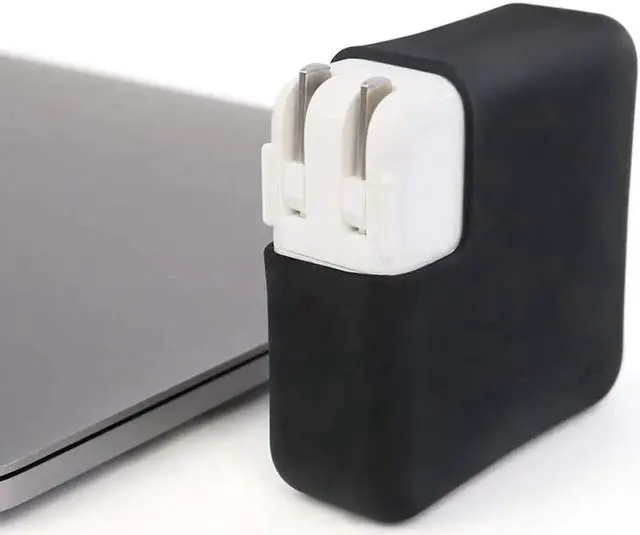 Alt view image 7 of 7 - Silicone Charger Protective Cover Case for MacBook Air 13 inch 2020 2019 2018 A2337 M1 A2179 A1932 Retina Display fits Touch IDPower Protector Case