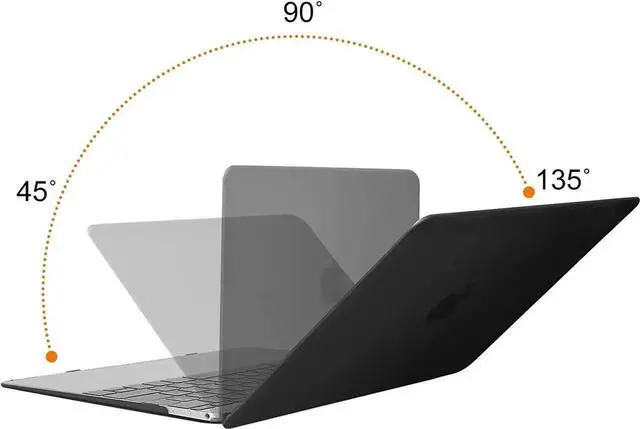 Alt view image 3 of 7 - Compatible with MacBook 12 inch Case with Retina Display Model: A1534, Release 2017 2016 2015, Plastic Hard Shell Case with Keyboard Cover Skin