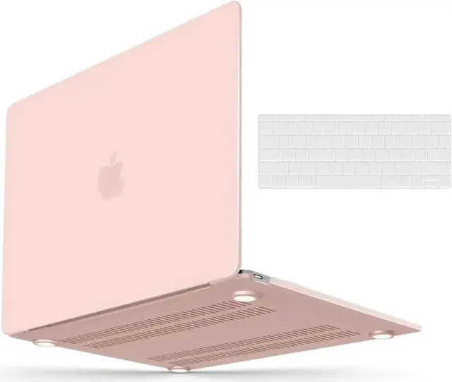 Main image of Compatible with MacBook 12 inch Case with Retina Display Model: A1534, Release 2017 2016 2015, Plastic Hard Shell Case with Keyboard Cover Skin Pink