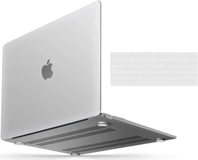 Main image of Compatible with MacBook 12 inch Case with Retina Display Model: A1534, Release 2017 2016 2015, Plastic Hard Shell Case with Keyboard Cover Skin Matte Transparent