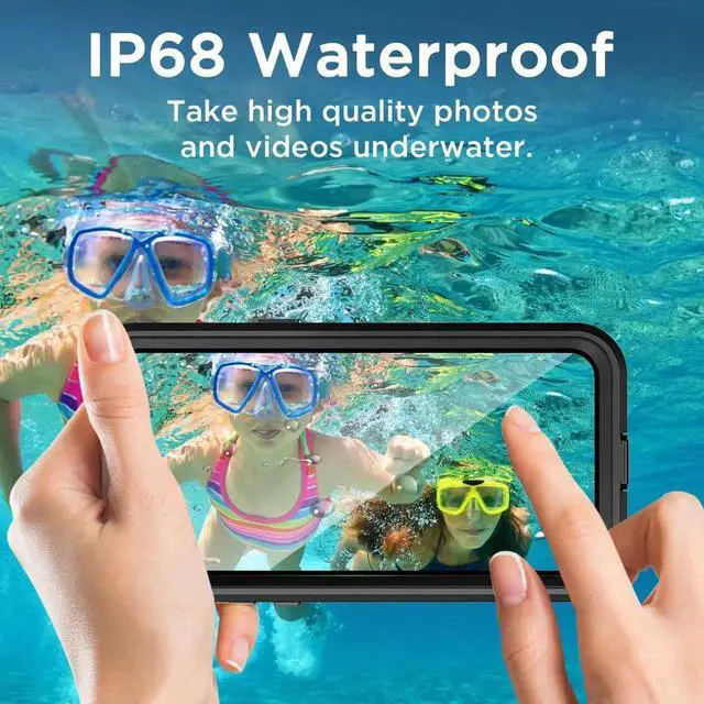 Alt view image 6 of 7 - For iPhone 14 Pro 6.1 inch Waterproof Case with Built-in Screen Protector Dustproof Shockproof Drop Proof Case, Rugged Full Body Underwater Protective Cover for iPhone 14 Pro 6.1"
