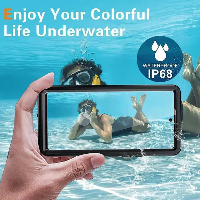 Alt view image 2 of 7 - Google Pixel 6A Waterproof Case, IP68 Waterproof Dustproof Shockproof Case Full Body Protection with Built-in Screen Protector Fully Sealed Underwater Clear Back Cover for Google Pixel 6A 5G