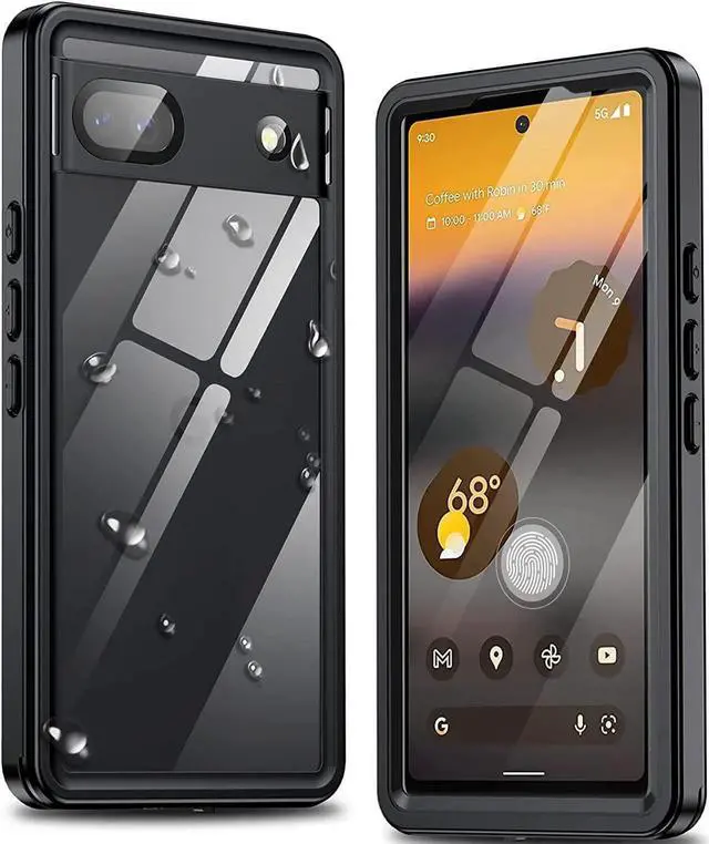 Main image of Google Pixel 6A Waterproof Case, IP68 Waterproof Dustproof Shockproof Case Full Body Protection with Built-in Screen Protector Fully Sealed Underwater Clear Back Cover for Google Pixel 6A 5G