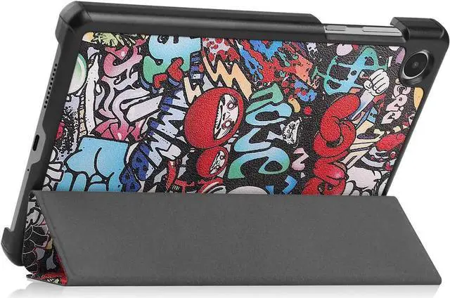 Alt view image 4 of 7 - Case for Lenovo Tab M8 4th Gen 2023 8 inch Tablet Model TB-300FU TB-300XU, Slim Lightweight Stand Hard Shell Protective Cover with Stylus Pen