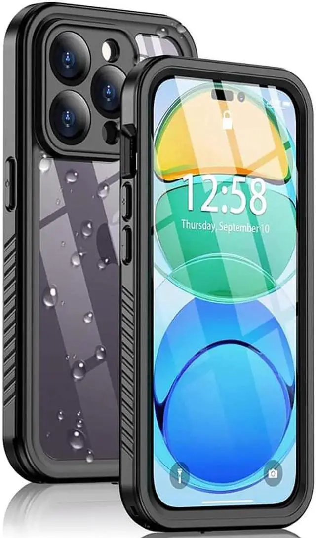 Main image of For iPhone 14 Pro Case Waterproof, Shockproof Bumper Cover with Built-in Screen Protector,Dustproof Anti-Scratch Anti-Stain Phone Case for iPhone 14 Pro 5G 6.1 inch