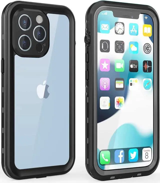 Main image of For iPhone 13 Pro Case Waterproof Shockproof with Screen Protector Full Body Protector Dustproof Dirtproof Heavy Duty Phone Case for iPhone 13 Pro 6.1inch