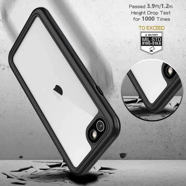 Alt view image 5 of 7 - iPhone SE 2022/ SE 2020 / iPhone 7 / 8 Case Waterproof, Shockproof Full Body with Built-in Screen Protector Anti-Scratch Dustproof Underwater Protective Cover for iPhone 7/8/SE 2020/SE 2022 4.7 inch