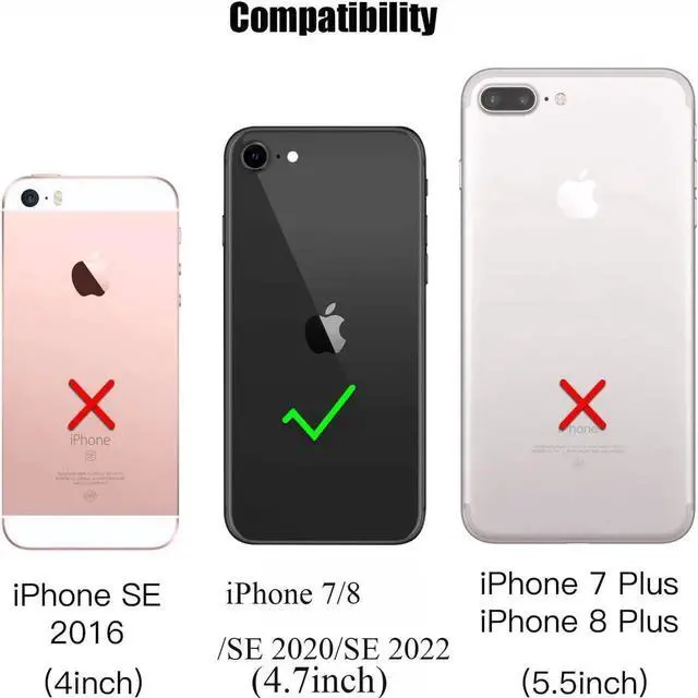 Alt view image 3 of 7 - iPhone SE 2022/ SE 2020 / iPhone 7 / 8 Case Waterproof, Shockproof Full Body with Built-in Screen Protector Anti-Scratch Dustproof Underwater Protective Cover for iPhone 7/8/SE 2020/SE 2022 4.7 inch