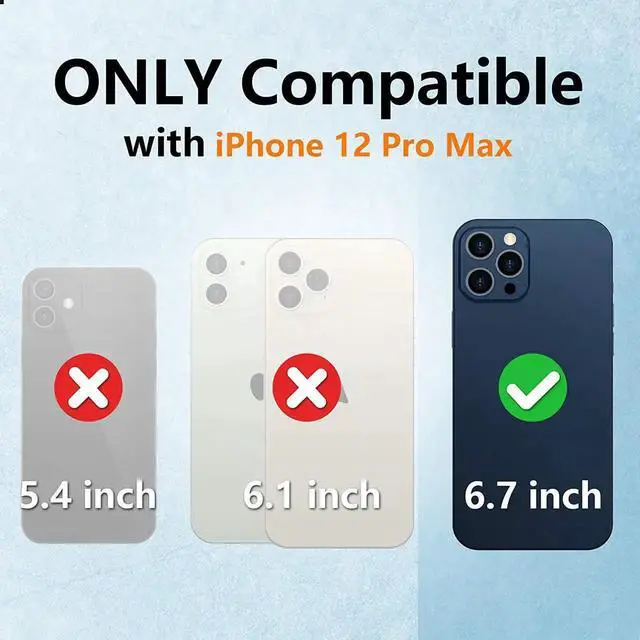 Alt view image 7 of 7 - Waterproof Case for iPhone 12 Pro Max 6.7 inch with Built in Screen Protector IP68 Waterproof Full Body Shockproof Cover for iPhone 12 Pro Max 6.7 inch 2020
