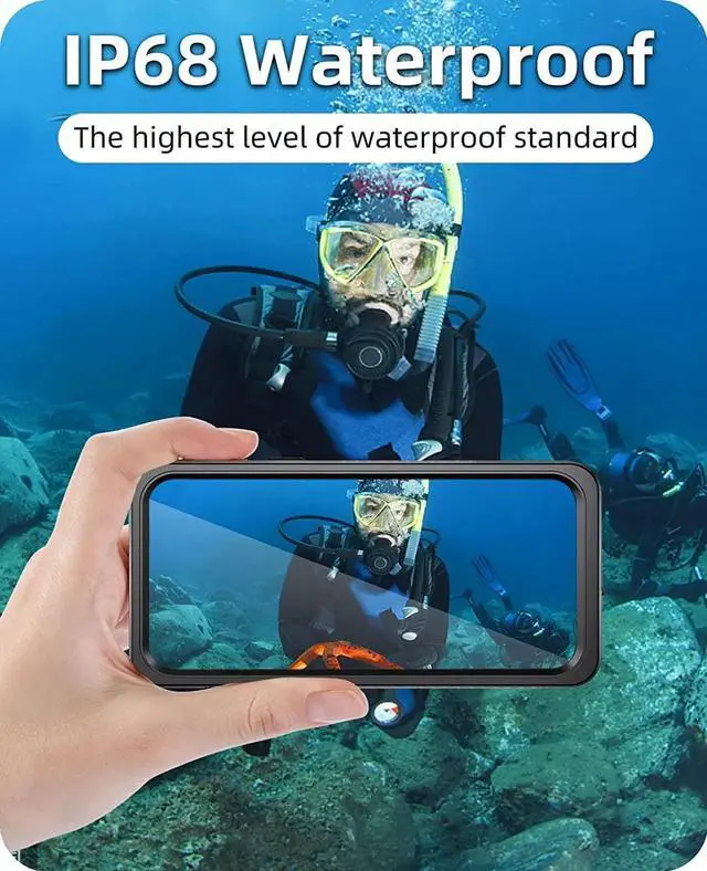 Alt view image 4 of 7 - iPhone 11 Pro Max Waterproof Case, 360 Full Body Protection Underwater Dirtproof Shockproof Clear Cover with Built-in Screen Protector for iPhone 11 Pro Max 6.5 inch