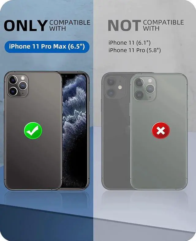 Alt view image 6 of 7 - iPhone 11 Pro Max Waterproof Case, 360 Full Body Protection Underwater Dirtproof Shockproof Clear Cover with Built-in Screen Protector for iPhone 11 Pro Max 6.5 inch