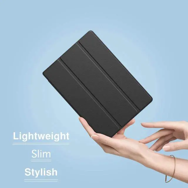 Alt view image 7 of 7 - Case for Lenovo Tab P10 10.1 inch 2019 Model TB-X705F Ultra Slim Lightweight Smart Shell Stand Cover with Auto Wake & Sleep