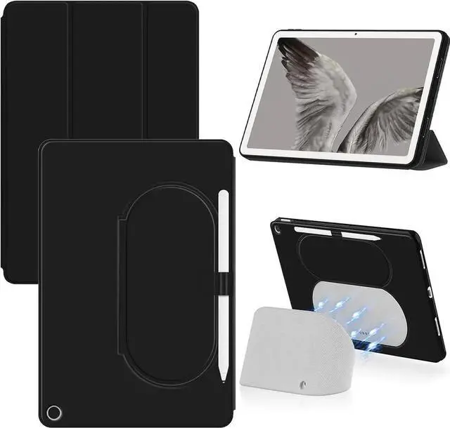 Main image of for Google Pixel Tablet 2023 Case 11 inch Ultra Slim PU Leather TPU Back Shell Foldable Kickstand, Drop-Shockproof Case Cover Google Pixel Tablet Compatible with Charging Speaker