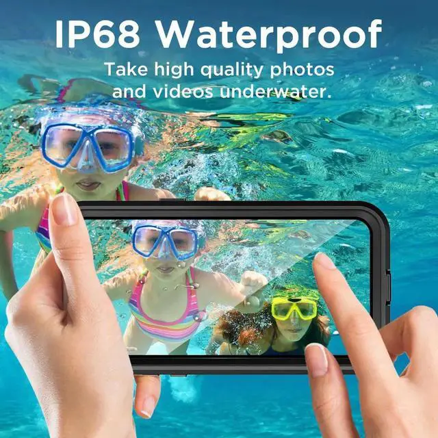 Alt view image 7 of 7 - Waterproof Case for iPhone 14 Pro Max 6.7 inch, Compatible with MagSafe Snowproof, Dustproof and Shockproof, IP68 Certified Full Body Protection Fully Sealed Underwater Cover for iPhone 14 Pro Max