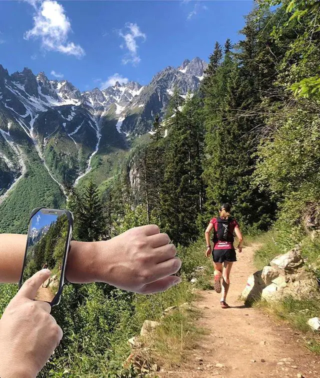 Alt view image 6 of 7 - Werleo Cell Phone Armband for Running, Running Armband for iPhone X, XR, XS, 8, 8 Plus, 7, 7 Plus, 6, 6s, 6s Plus, Galaxy S9, S8, S7, S6, Stylo 4,The Phone is Rotatable and Separable - Black