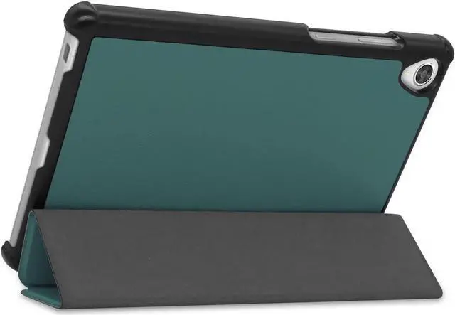 Alt view image 6 of 7 - Lenovo Tab M8 / Tab M8 HD LTE/Smart Tab M8 / Tab M8 FHD Case, Trifold Stand Slim Lightweight Cover for Lenovo Tab M8 3rd Gen TB-8506F / TB-8506X / TB-8505F / TB-8505X / TB-8705F/ TB-8505FS Dark Green