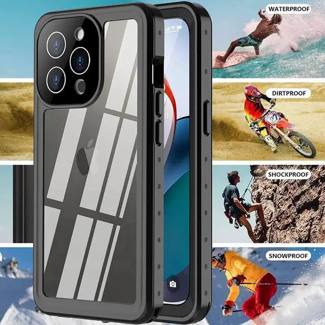 Alt view image 5 of 7 - For iPhone 13 Pro max Case Waterproof Dropproof, Built in Screen Protector & Camera Lens Protection, Full Body Heavy Duty Shockproof Durable Phone Cover for iPhone 13 Pro max 5G 6.7 inch 2021
