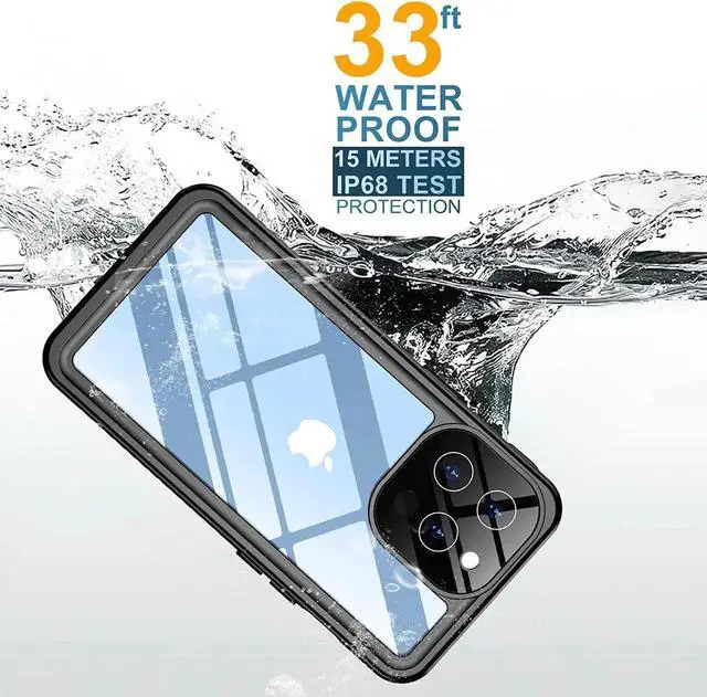 Alt view image 6 of 7 - For iPhone 13 Pro max Case Waterproof Dropproof, Built in Screen Protector & Camera Lens Protection, Full Body Heavy Duty Shockproof Durable Phone Cover for iPhone 13 Pro max 5G 6.7 inch 2021