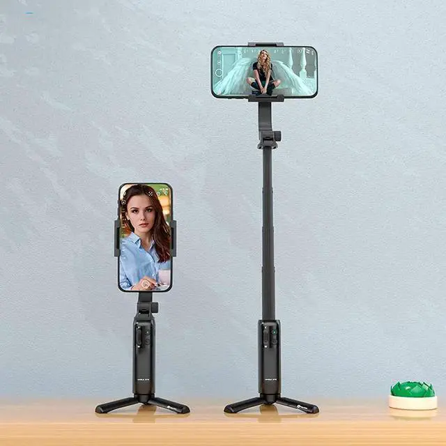 Alt view image 5 of 7 - Gimbal Stabilizer for Smartphone Vimble One Anti-Shake Foldable Gimbal Handheld Selfie Stick Tripod for iPhone Android with 18cm Extensional Stick, Vlog YouTube Live Video TikTok