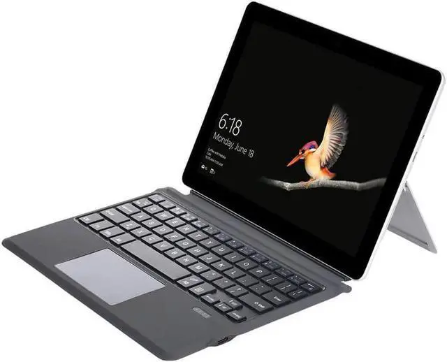 Alt view image 3 of 5 - Type Cover for Microsoft Surface Go 3 2021 / Surface Go 2 2020 / Surface Go 2018 Ultra-Slim Portable Wireless Bluetooth Keyboard with Trackpad, Rechargeable Battery and Charging Cable