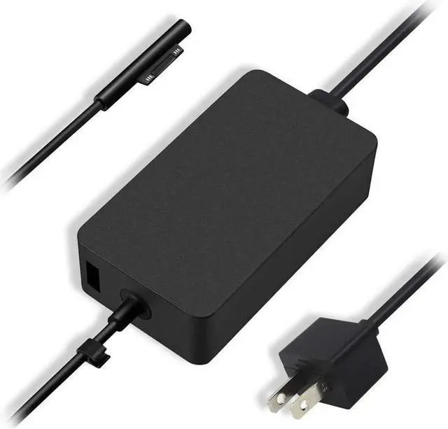 Main image of 15V 2.58A Surface 44W Power Supply for Surface Pro 6 Charger Surface Laptop 2 Pro 5 Pro 4 Pro 3 Go Microsoft 1800 Surface 44W Power Ac Adapter Cord with 5V USB Port and US Extension Cord